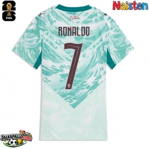 Portugali Cristiano Ronaldo #7 Vieraspaita Naisten MM-kisat 2026 Lyhythihainen